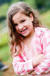 Little girl outdoors