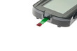 isolated diabetic blood sugar meter