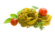 Spinach tagliatelle