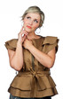 Foto: attractive woman thinking attractive woman thinking
