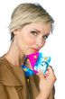 woman with credit cards