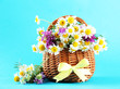 Beautiful Wild Flowers In Bask...