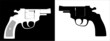 Pistol Revolver Vector 06