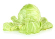 Green cabbage, isolated on white