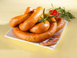 Sausage on a plate