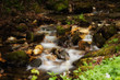 Beautiful cascade in Sudety mountains