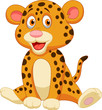 Cute leopard cartoon
