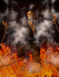 Man Chained in Hell