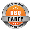 5 Star Button orange BBQ PARTY CAG CAG