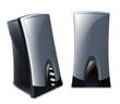 Vector audio speakers icon