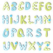 Vector: Alphabet set Alphabet set