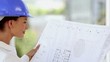 Video: Female architect smiling to the camera Female architect smiling to the camera
