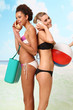 Photo: Freundinnen am Strand Freundinnen am Strand