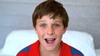 Video: Blue eyed boy get surprised Blue eyed boy get surprised