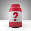 Illustration: Question: why is in this red bottle? Question: why is in this red bottle?