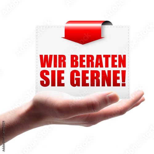 Photo: Wir beraten Sie gerne! Button, Icon Wir beraten Sie gerne! Button, Icon