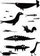 Set of funny animals