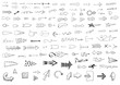 Hand drawn arrows
