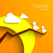 Happy Friendship day background.