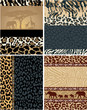 African style vector labels