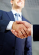 Businessmen handshaking