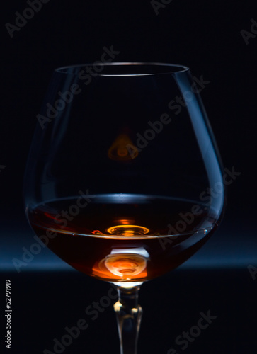 Photo: snifter with brandy snifter with brandy