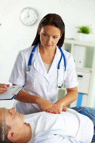 Photo: Treatment of patient Treatment of patient