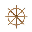 wooden steering wheel