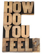 Foto: how do you feel question how do you feel question