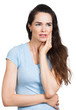 Woman with tooth ache.