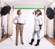 Foto: Senior woman in shooting session Senior woman in shooting session
