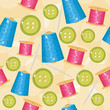 Seamless Sewing Background Wit...
