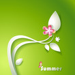 Abstract paper Flowers
