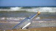 Bottle on the beach
