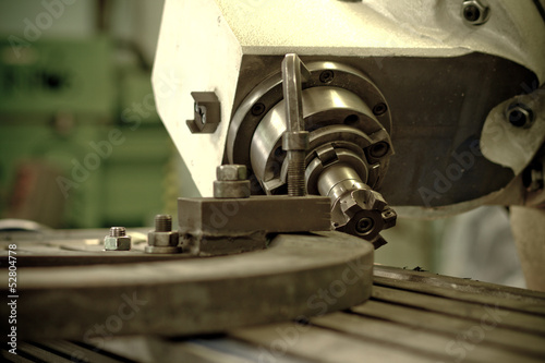 Photo: CNC drilling and miling in a workshop CNC drilling and miling in a workshop