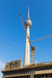 Foto: Construction site at the Alexanderplatz in Berlin Construction site at the Alexanderplatz in Berlin