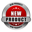 5 Star Button rot NEW PRODUCT NP NP
