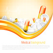 Medical background with copyspace