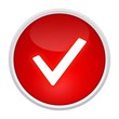 canvas print picture - check button rot