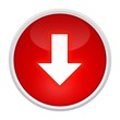 canvas print picture - down button rot