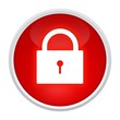 canvas print picture - lock button rot