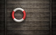 Lifebuoy on wall