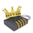 Illustration: Crown on the combination lock Crown on the combination lock