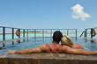 happy young  couple at summer vacation have fun and relax at bea