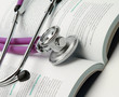 Book And Stethoscope Isolated ...