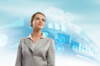 Businesswoman smiling