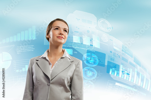 Photo: Businesswoman smiling Businesswoman smiling