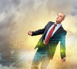 Businessman in anger