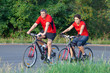Photo: mature couple on bicycle mature couple on bicycle