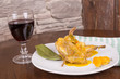 Portion of quail